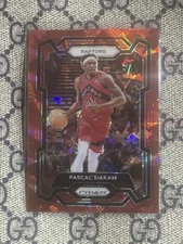 2023-24 Pascal Siakam Red Cracked Ice Prizm No.30 - Toronto Raptors