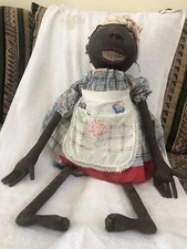 Early American Hand made Folk Art Mamie Doll