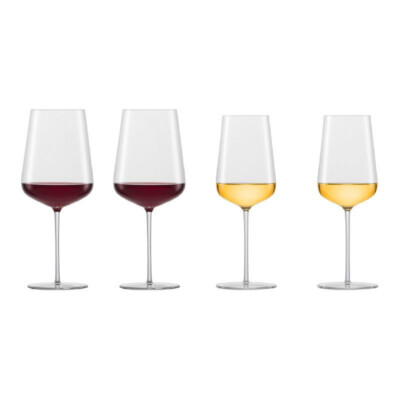 2+2 BORDEAUX+CHARDONNAY-GLAS ''VERVINO'' ZWIESEL GLAS SOMMELIER BUNDLE - LIMITIERT