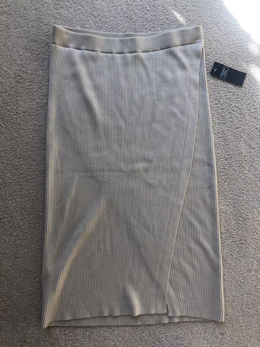 Knit midi skirt abercrombie cheap