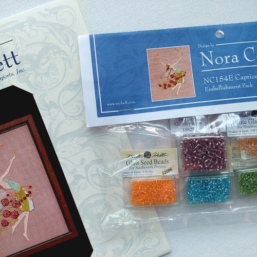 Caprice Beaded Cross Stitch Chart and Embellishment Pack Nora Corbett - Picture 5 of 20