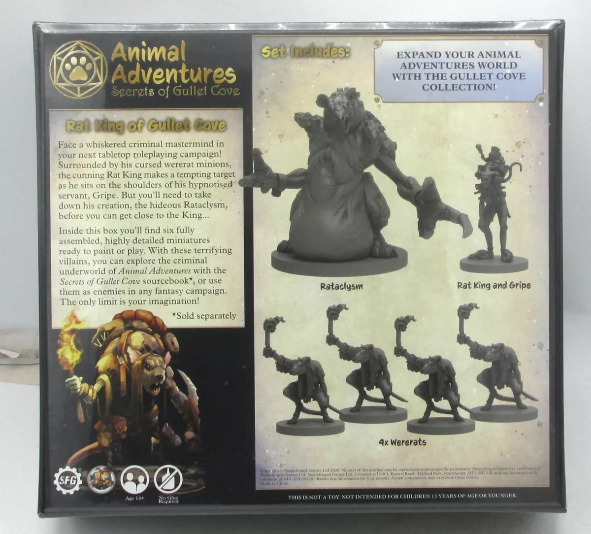 Wererat Rat King Miniature for Tabletop Games Like D&D and 