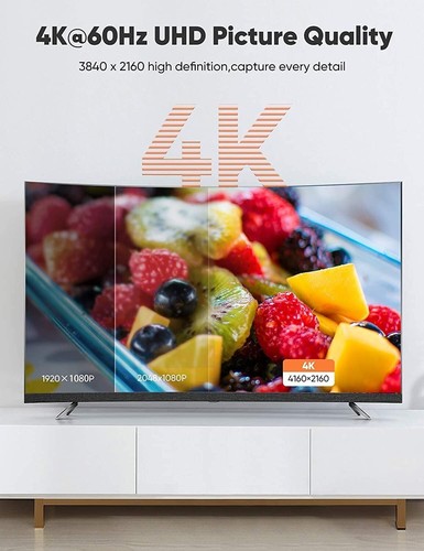 5M 4K HDMI 2.0 Cable - eARC High Speed 18Gbps with HDR & Dolby Vision Support - Picture 4 of 9