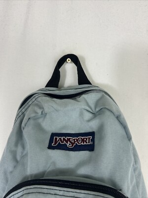 Vintage Jansport Light Blue Half Pint Mini Backpack Made In USA