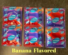 36 X Mates Banana Flavours Condoms Natural Rubber Latex