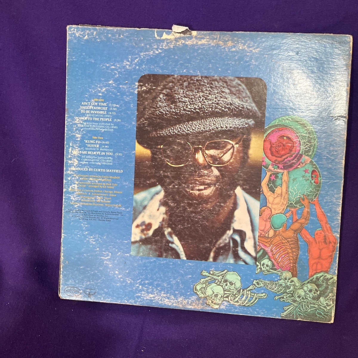 Curtis Mayfield Sweet Exorcist 1974 Curtom Records CRS-8601