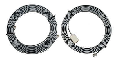 FTM-300DR Control Head Extension Cable 20 ' & Microphone Extension  15' Gray