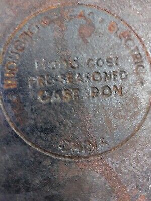 large cast iron skillet Pan induction gas electric 12 Grittle Camping