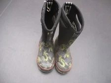 BOGS Size 10 Boy Waterproof Classic High Dragon Insulated Rubber Rain Boots SH-8