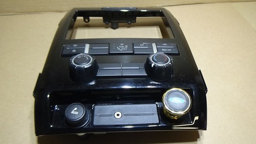 2009-2012 Ford F150 AC Heater Climate Control Switch Radio Bezel Glossy Black - Picture 4 of 12