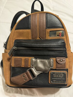 Disney Star Wars Han Solo Loungefly Mini Backpack Used Once