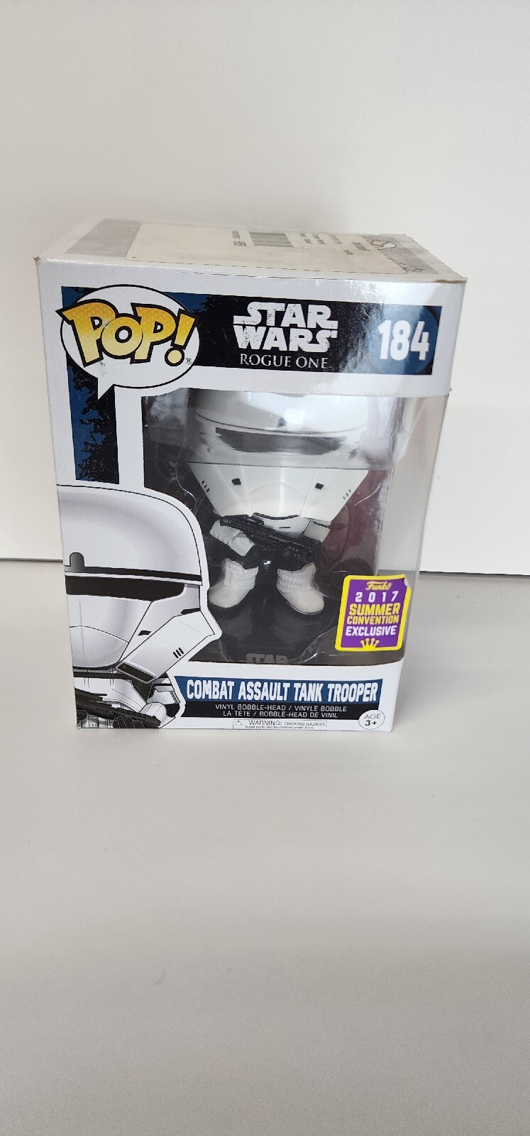 ¡Pop! Star Wars Rogue One Combat Assault Tank Trooper #184 Nuevo