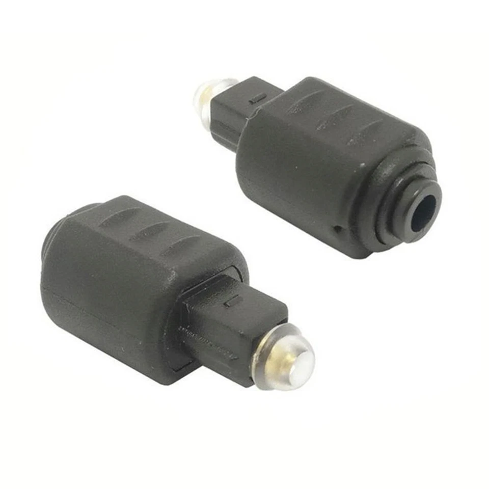 Mini Optical Audio Adapter 3.5mm Female Jack To Digital Male Plug For Toslink AU - Image 2 of 4