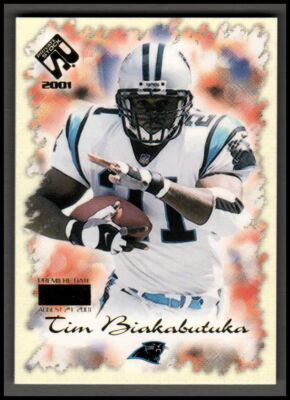 2001 Private Stock Premiere Date #13 Tim Biakabutuka 11/95 - NM-MT