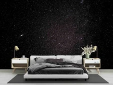 3D Dark Space Star Self-adhesive Removable Wallpaper Murals Wall