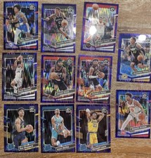 🔥2023-24 Donruss Optic Basketball Lot Of 11 Purple Shock Prizm Rookies And Vets