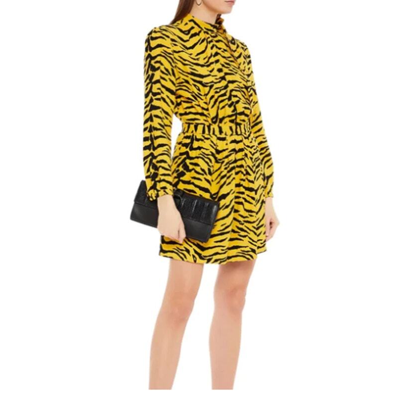 Abito Saint Laurent Tiger Crepe