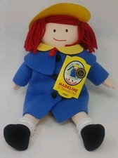 NWT Vintage 1994 Eden Madeline Plush Doll w/ Plaid Dress, Blue Coat  Yellow Hat