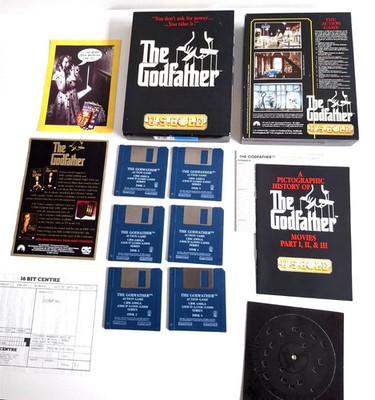 ORIGINAL Commodore Amiga Spiel OVP boxed - The G o dfather - KOMPLETT
