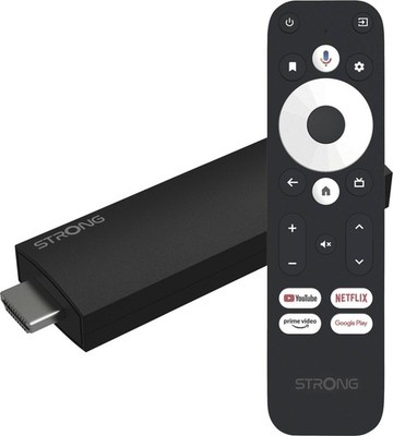Strong LEAP-UNA Android TV Stick Media-Player HDMI WLAN HDR10+ BT Schwarz