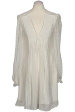 ZARA Kleid Damen Dress Damenkleid Gr. M Weiß #cctsnoi