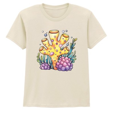 Bunte Koralle Kinder T-Shirt Fun Riff Design Ozean Liebhaber Geburtstag Geschenk