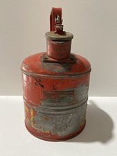 Vintage Justrite One Gallon Steel Safety Can RH5121-A