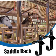 2x Bridle Rack Horse Bridle Hooks Bracket Equestrian Equipment Holder with