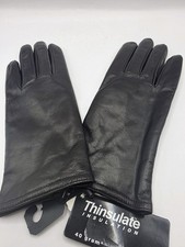 Women  s Brown Thinsulate Leather Gloves Size Medium