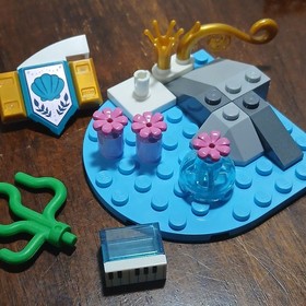 Lego Ariel Little Mermaid Bride Flounder Sebastian Minifigure Disney Princess + 