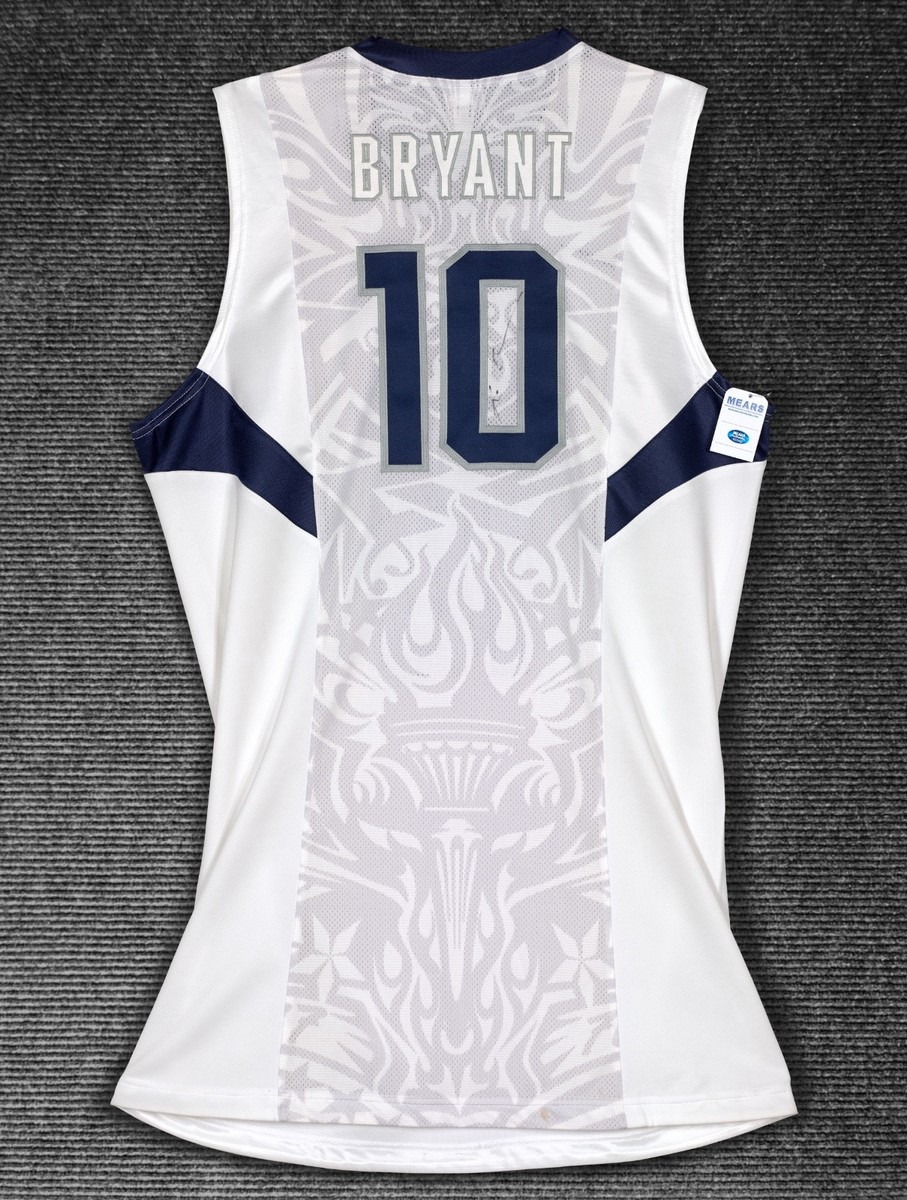 Kobe Bryant Jersey Olympic Team USA 2008 Game Worn Signed