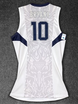 Kobe Bryant Jersey Olympic Team USA 2008 Game Worn Signed