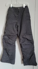 Lands End Snow Pants Kids Size 4 Ski Snowboard Black