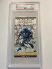 Jerome Betts signed 1998 Coin Flip Error Ticket Lions v Steelers PSA DNA Auto 10