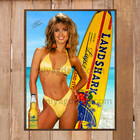 Vintage Style Landshark Beer Heather Thomas Poster 18x24-Man Cave Bar Pub Decor
