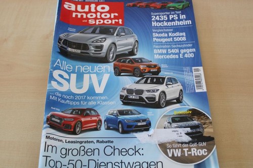 5) Auto Motor und Sport 09/2017 - Audi R8 5.2 FSI quatt - Chevrolet Corvette Z0