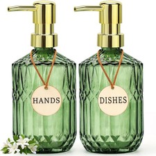 Vintage Bathroom Hand Soap Lotion Dispensers, Kitchen Hand and Dish Soap