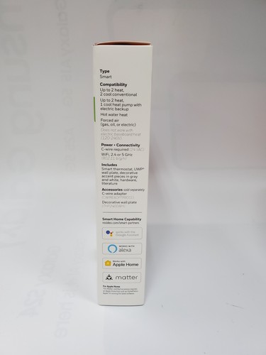 Honeywell X2S Smart Thermostat RTH2CWF Conventional/Heat Pump WiFi, New - Picture 3 of 3