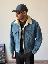 levis vintage 90'S Sherpa denim jacket Made in USA