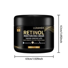 Men's Face Moisturizing Retinol Cream and Anti-Wrinkle Aging