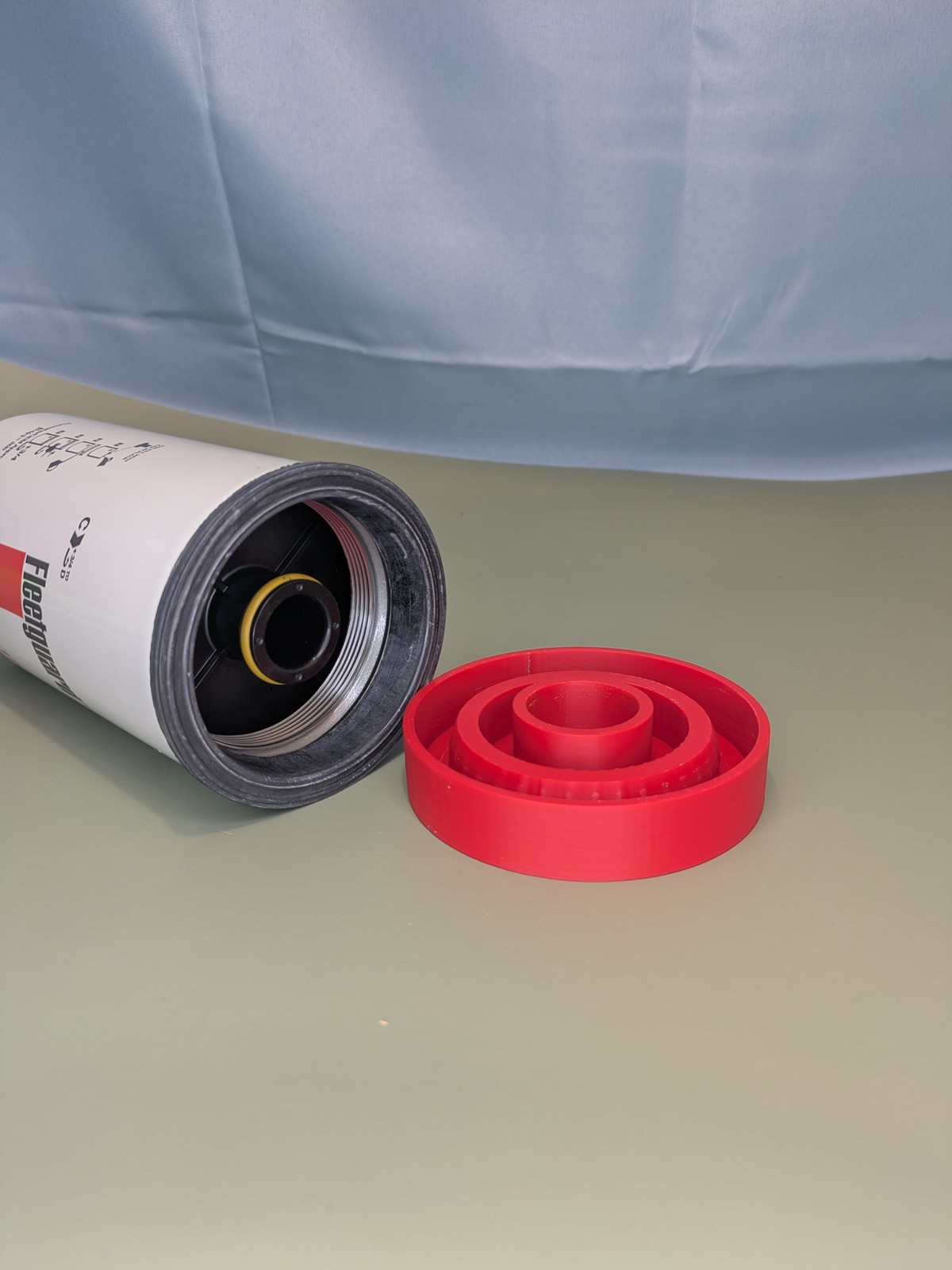 Cummins fuel filter cap (RED)