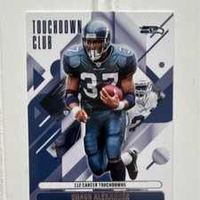 Panini 2025 Rookies & Stars Touchdown Club Shaun Alexander #9 Seattle Seahawks