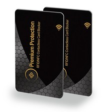 KF-Premium RFID/NFC Anti-Theft Blocking Fraud Protective Cards Wallets x2