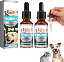 Probiotics for Dogs,2pcs Antibiotics for Dogs,Probiotics Dog Drops,Dog Probioti