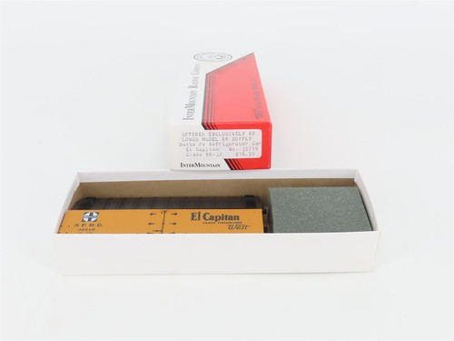 Kit InterMountain escala HO SFRD Santa Fe El Capitán frigorífico ferroviario #35719 | Zustand: Used