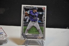 2021 Bowman Baseball cards #91 Nolan Arenado Colorado Rockies mlb