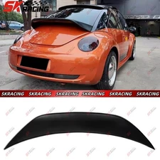 Unpainted/Glossy FRP Black Rear Trunk Spoiler Wing Fits Volkswagen Beetle GL GLS