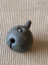 Vintage Metal Cow Bell | Aged Patina Spherical Bell | Curiosity Object