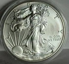 2011  American Silver Eagle 1 oz .999 fine silver coin in capsule #88