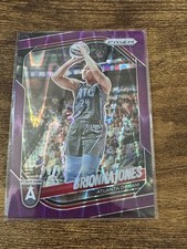 2025 Panini Prizm WNBA #107 Brionna Jones Purple Seismic Prizms #/175